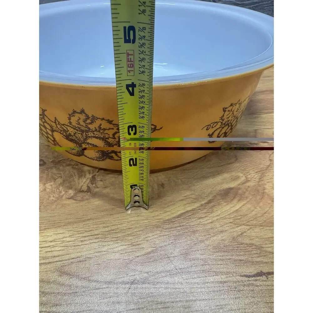 Vintage Pyrex Old Orchard Big Bertha #664 Casserole Dish 4 Quart~No Lid